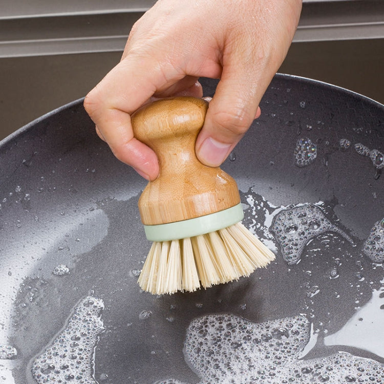 Multifunctional Tool Kitchen Cleaning Brush Wooden Handle Dish Scrubber Pot Pan Dishwasher