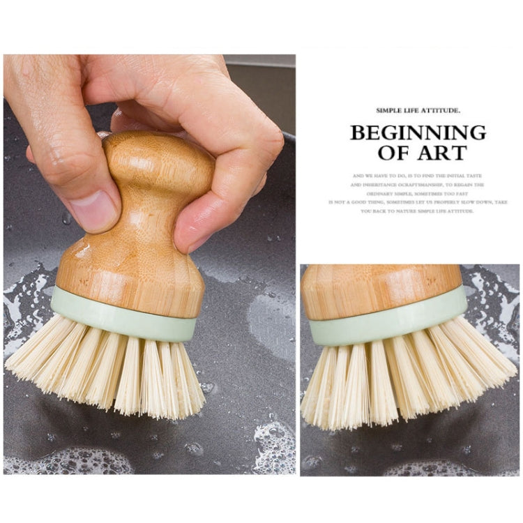Multifunctional Tool Kitchen Cleaning Brush Wooden Handle Dish Scrubber Pot Pan Dishwasher