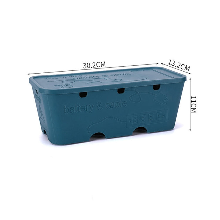 Desktop Socket Power Data Cable Finishing Set Storage Box