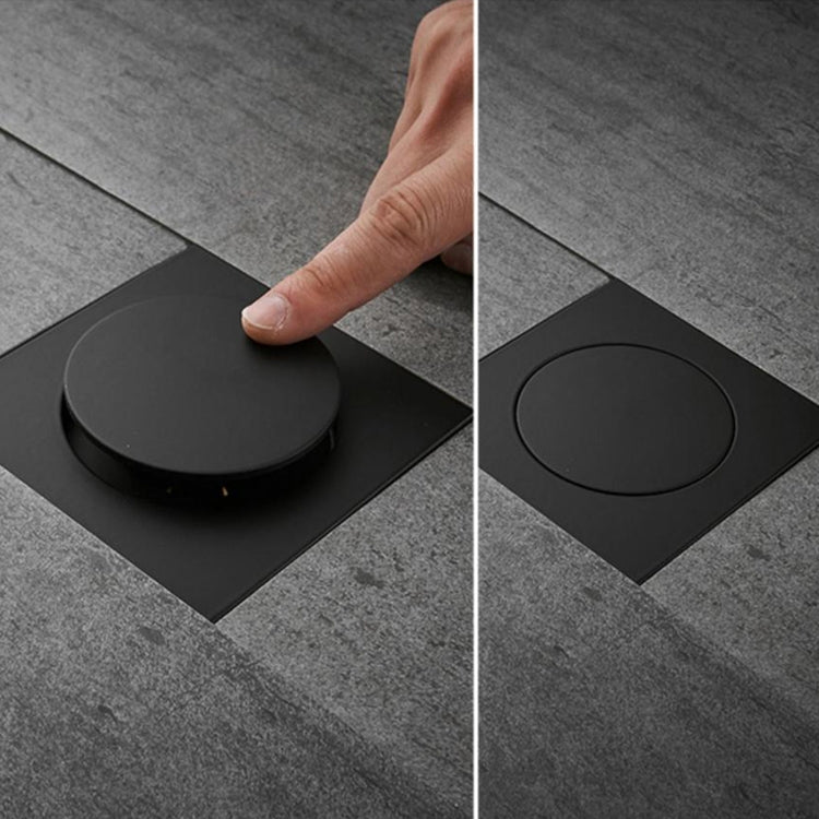 Foot-operated Bouncing Floor Drain From Gravity Deodorant Bouncing Floor Drain