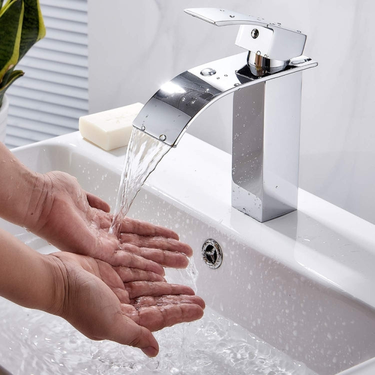 KOEN Waterfall Bathroom Faucet Sinks Mixer Tap Cold And Hot Water Tap