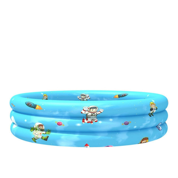 Household Indoor and Outdoor Children Round Three Rings Inflatable Swimming Pool Ball Pool