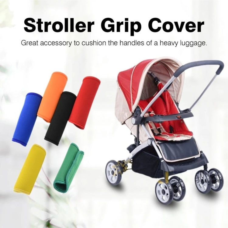 2 PCS Comfortable Neoprene Luggage Handle Wrap Grip Baby Universal Stroller Grip Protective Cover for Travel Bag Luggage Suitcase