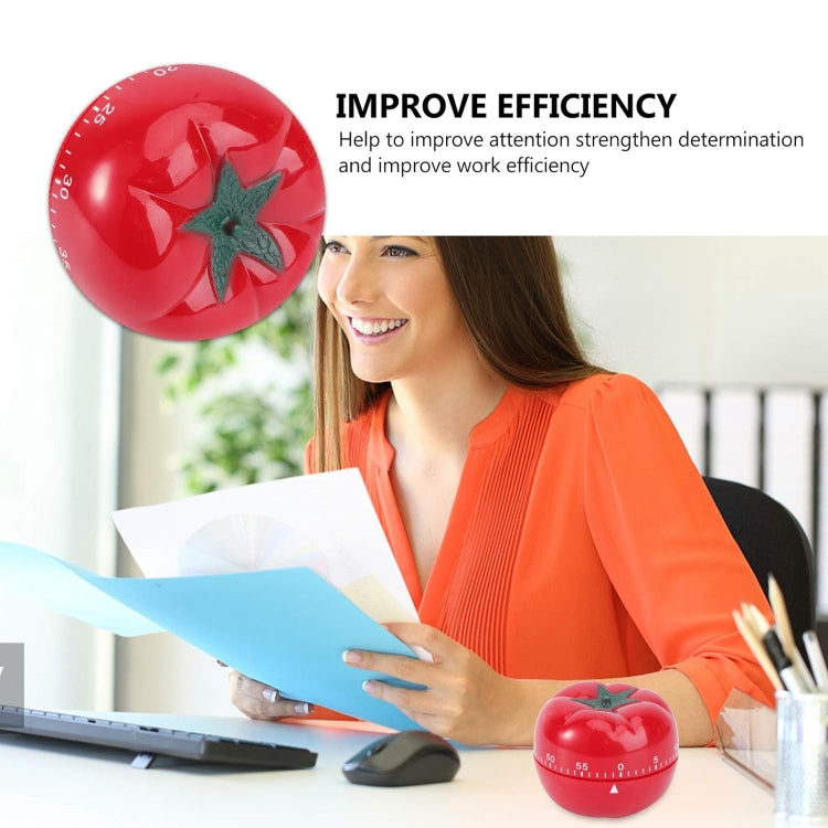 Creative Cute Tomato Shape Kitchen Mechanical Timer Alarm Reminder