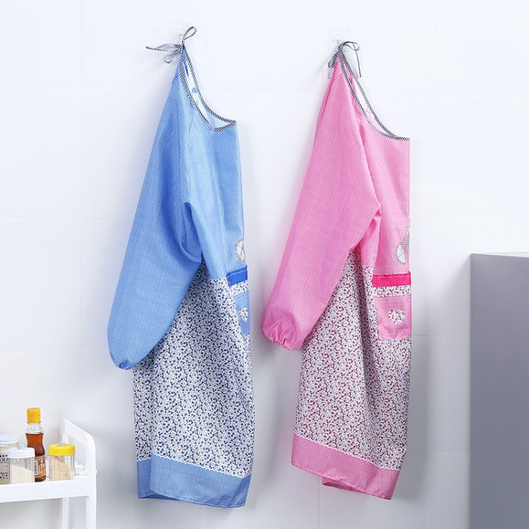 Kitchen Anti-fouling Oil-proof Adult Gowns Home Apron, with Long Sleeve