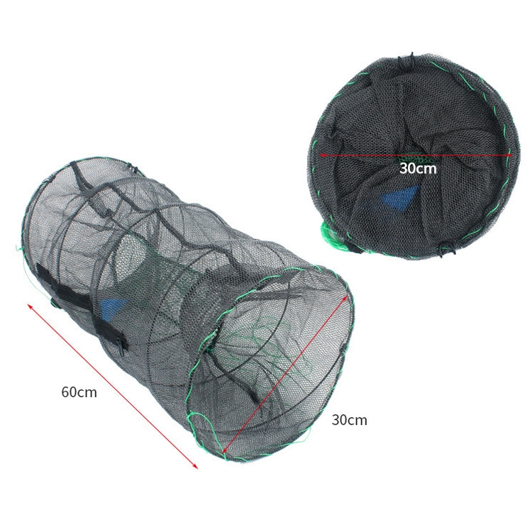 Spring Cage Fishing Net Automatic Folding Shrimp Cage Round Spring Fish Net