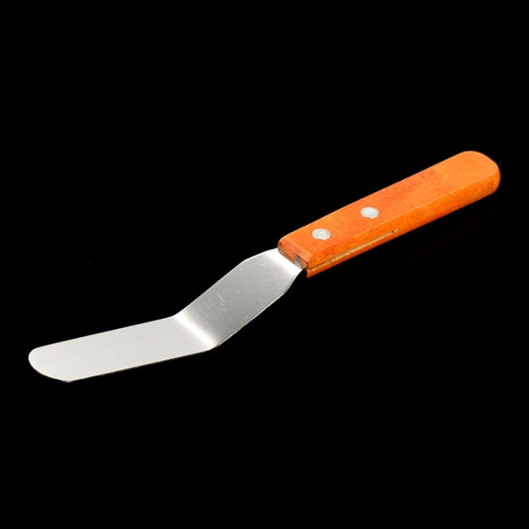 15cm Stainless Steel Cream Spatula Cake Silk Flower Scraper Baking Tool