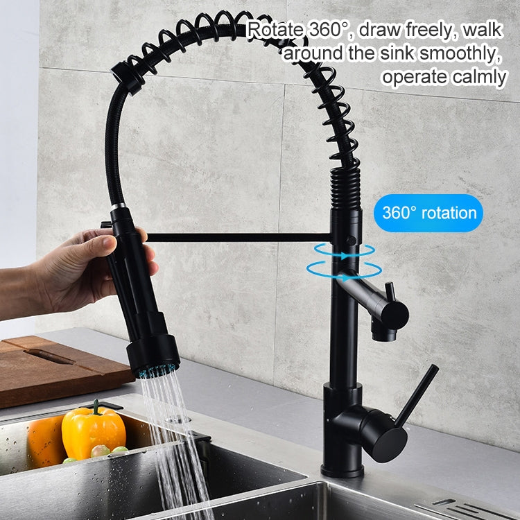 Multifunctional Cold Hot Water Tank Kitchen Spring Double Nozzle 360 Degree Rotary Tap