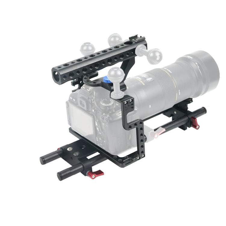 Camera Metal Video Cage Handle Stabilizer for Panasonic LUMIX GH3/GH4