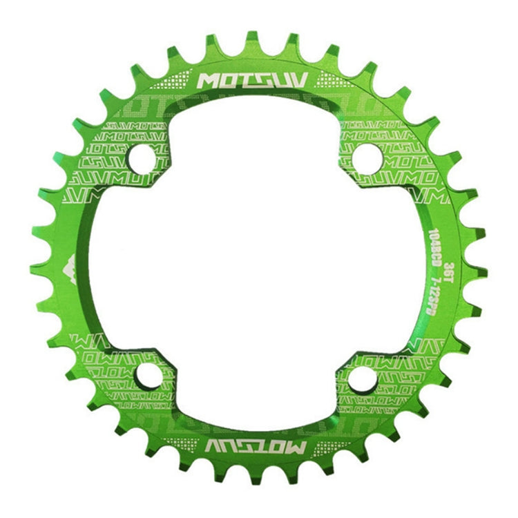 MOTSUV Round Narrow Wide Chainring MTB  Bicycle 104BCD Tooth Plate Parts