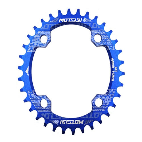 MOTSUV Round Narrow Wide Chainring MTB  Bicycle 104BCD Tooth Plate Parts