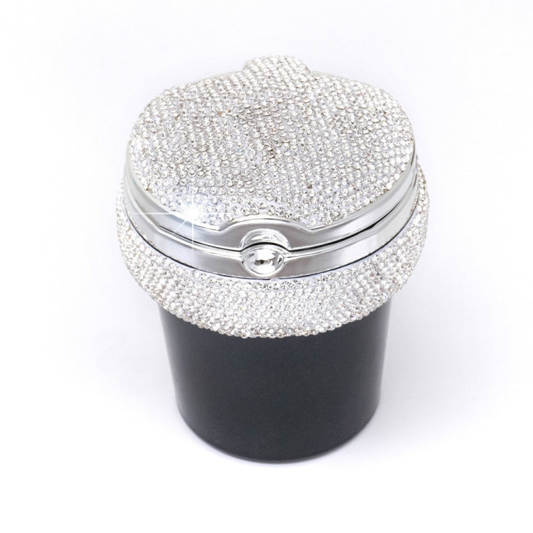 Studded Diamond Car Ashtray with Led Lamp