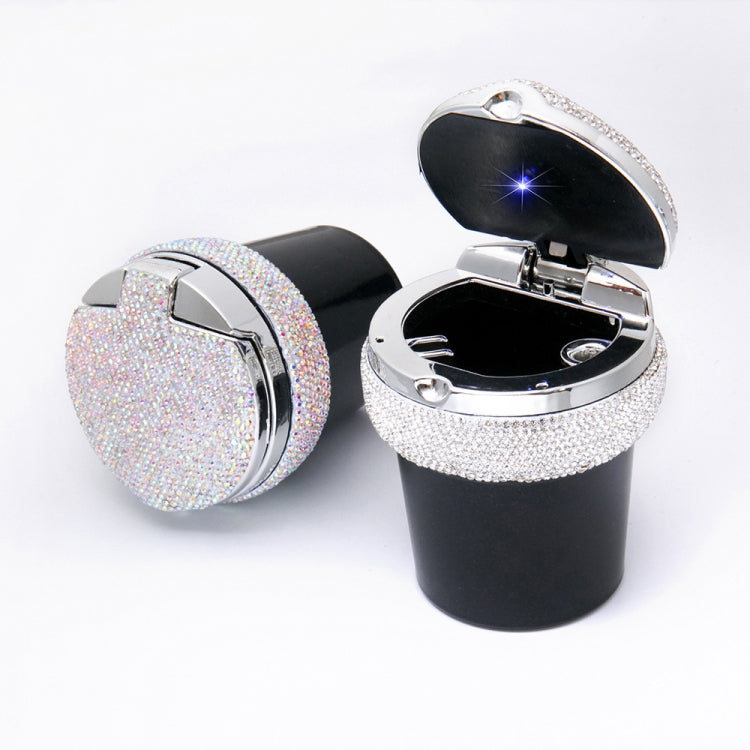Studded Diamond Car Ashtray with Led Lamp