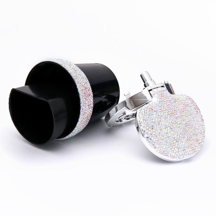 Studded Diamond Car Ashtray with Led Lamp
