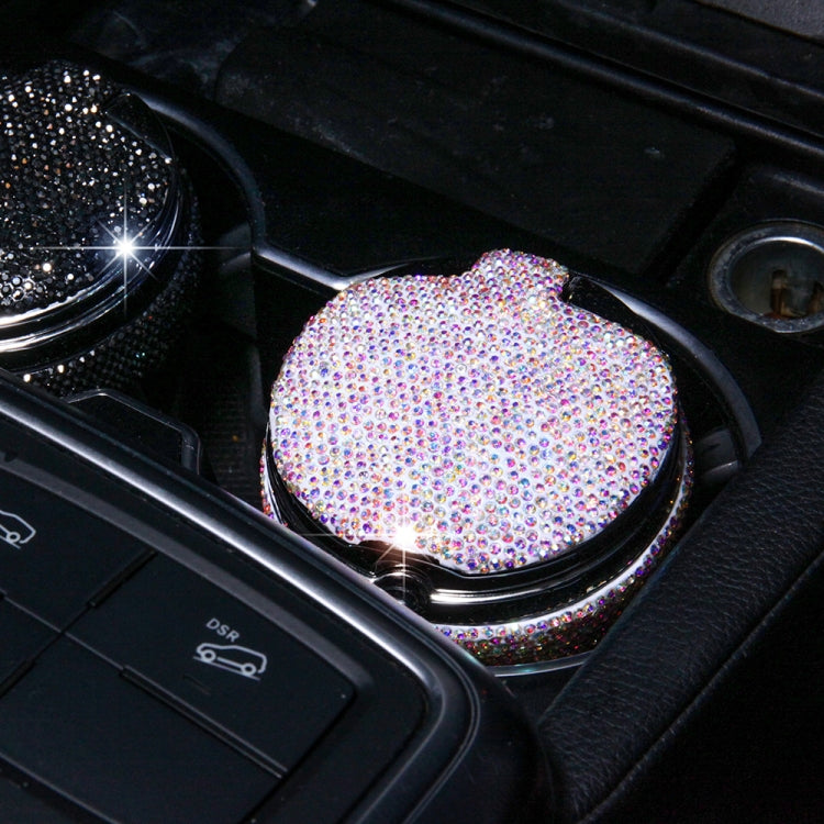 Studded Diamond Car Ashtray with Led Lamp