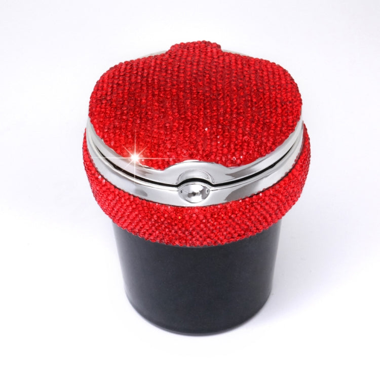 Studded Diamond Car Ashtray with Led Lamp