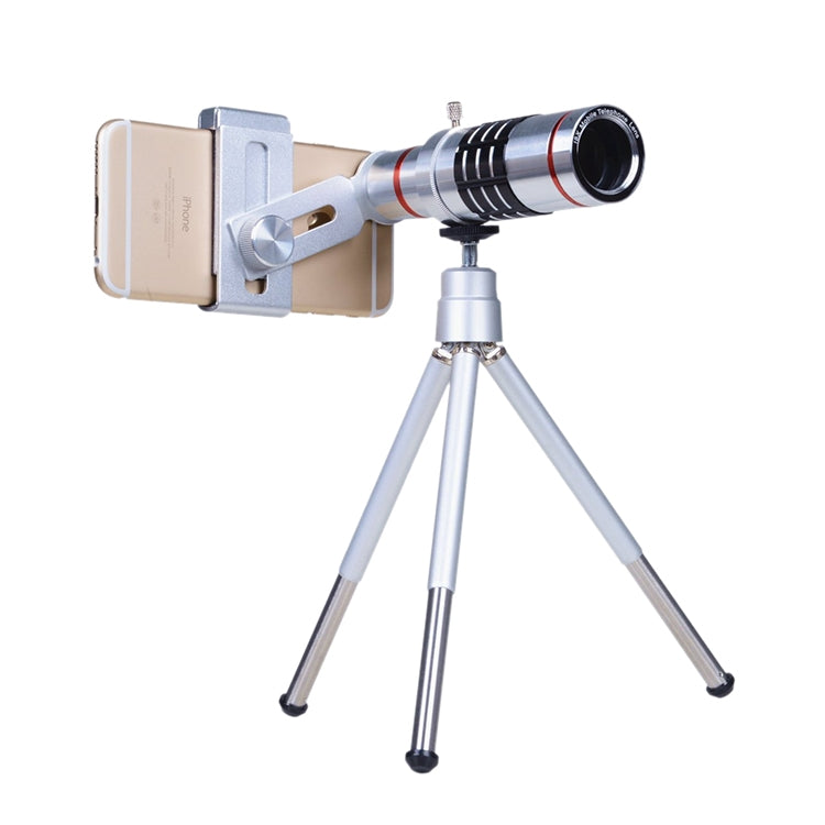 Bolanke Outdoor Telescope Mobile Phone Accessories Shooting Telephoto Lens with Universal Metal Clip