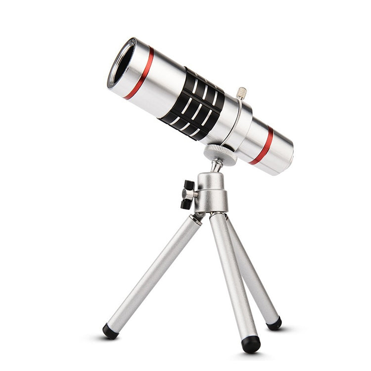 Bolanke Outdoor Telescope Mobile Phone Accessories Shooting Telephoto Lens with Universal Metal Clip