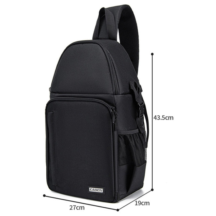 CADeN D15 Messenger Single Shoulder Multifunction Open Cover Photography Backpack Outdoor Leisure SLR Camera Backpack