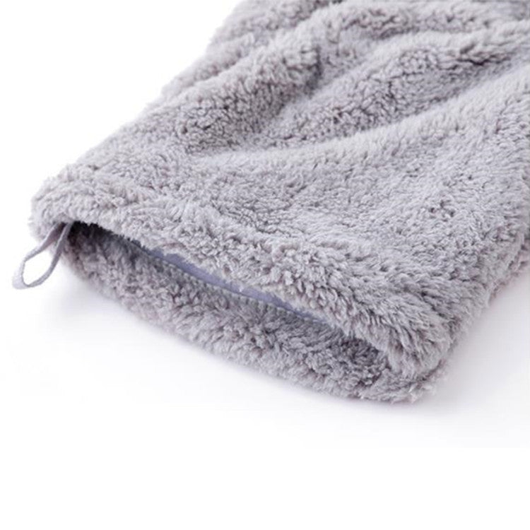 Singe Fast Dry Hair Gloves Quick Drying Coral Velvet Absorbent Gloves