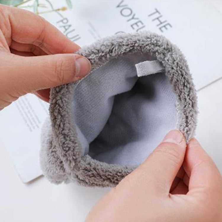 Singe Fast Dry Hair Gloves Quick Drying Coral Velvet Absorbent Gloves