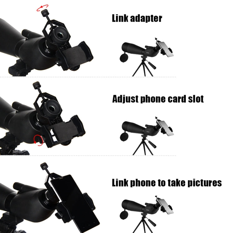 Universal Mobile Phone With Telescope Camera Holder