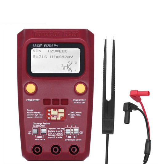 BSIDE ESR02 Pro Digital Transistor Test Table M328 Resistance Inductance Capacitance ESR Tester