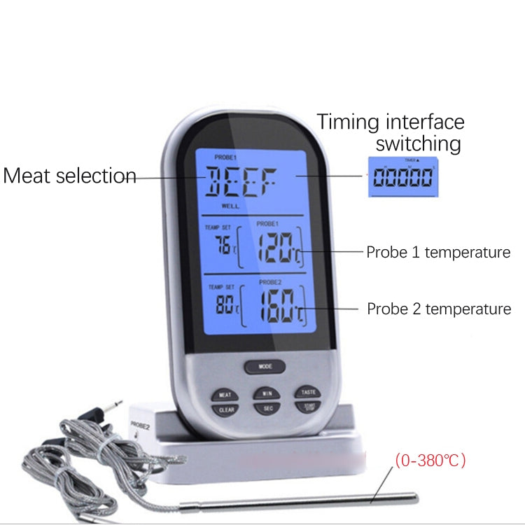 Digital Probe Type Oven Cooking Food Thermometer Kitchen Tools