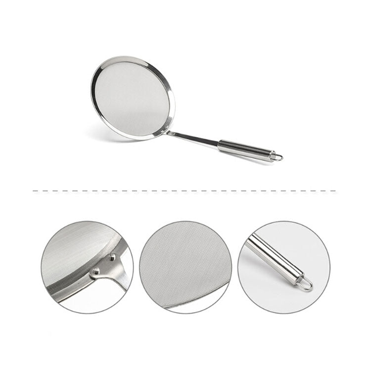 Stainless Steel Fruit Juice Soy Milk Oil Case Hot Pot Flour Dregs Filter Grease Leak