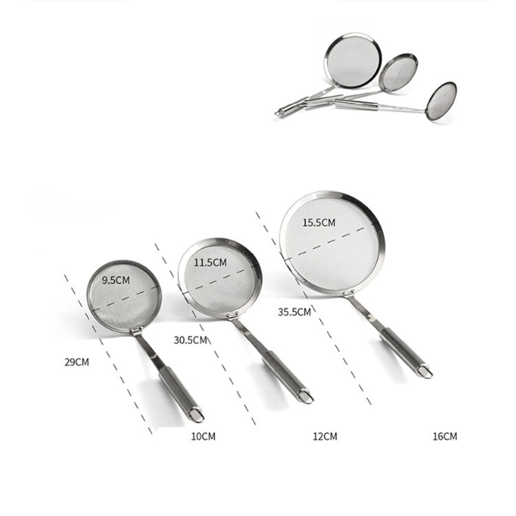 Stainless Steel Fruit Juice Soy Milk Oil Case Hot Pot Flour Dregs Filter Grease Leak