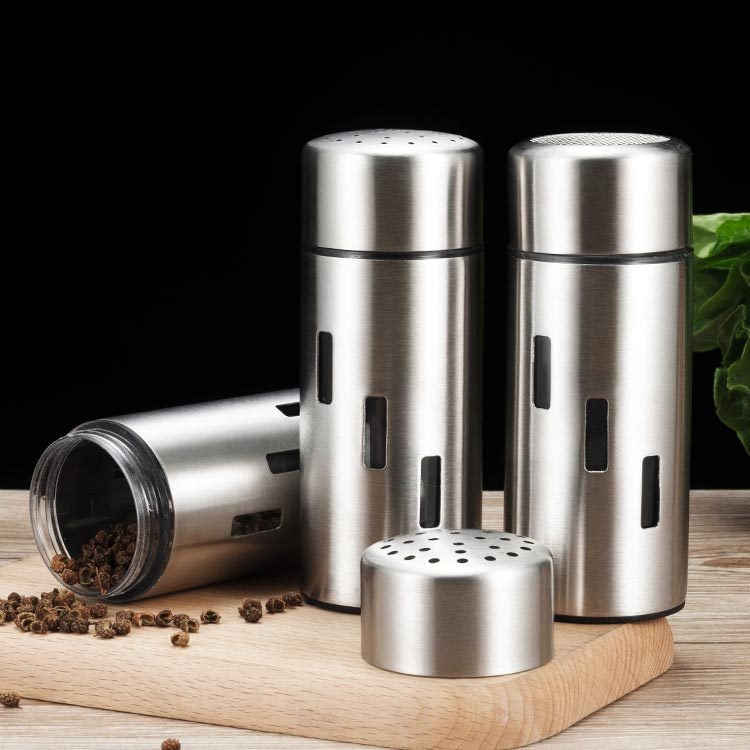 Stainless Steel Sauce Jars Chili Jars Barbecue Condiments Box Seasoning Jar Set