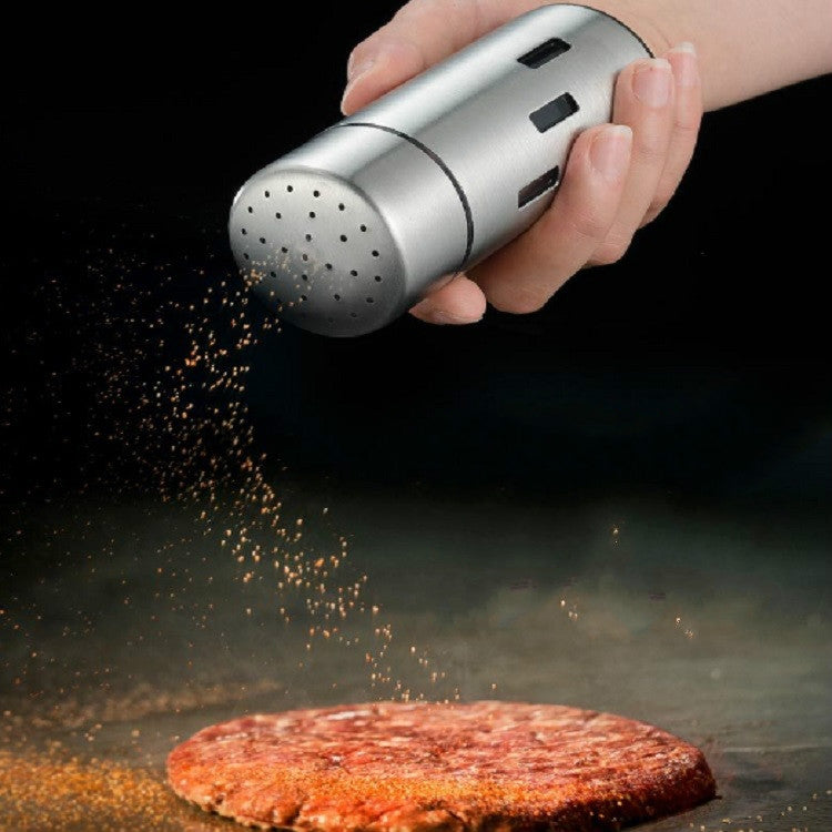 Stainless Steel Sauce Jars Chili Jars Barbecue Condiments Box Seasoning Jar Set