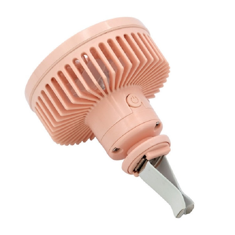 Car Vent Fan Multi-function USB Interface Mini LED Lamp Car Fan
