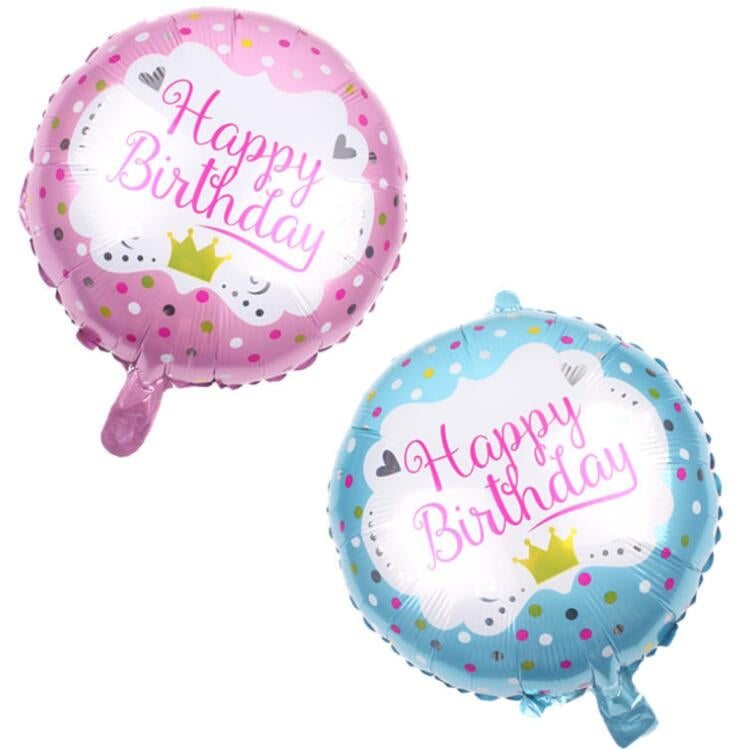 5 PCS Round White Swan Aluminum Balloon Birthday Party Decoration Toy