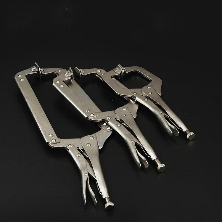 C-shape Square Mouth Strong Fixed Pliers Electric Welding