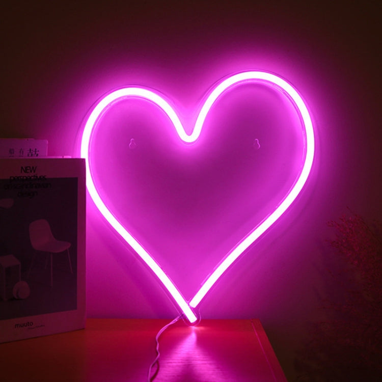 LED Acrylic Transparent Back Panel Neon Light Holiday Decoration Lamp