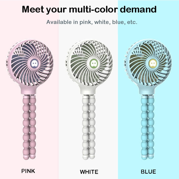 Octopus Deformed Cartoon Folding USB Rechargeable Mini Handheld Fan