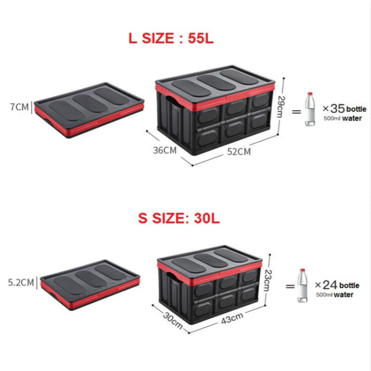 Car Trunk Storage Box Foldable Car Plastic Storage Box