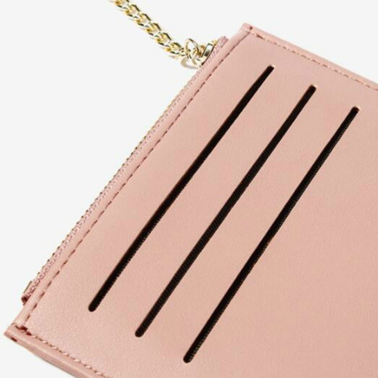 Fashion Stitching Multi-card Zipper Card Bag Multi-function Mini Wallet