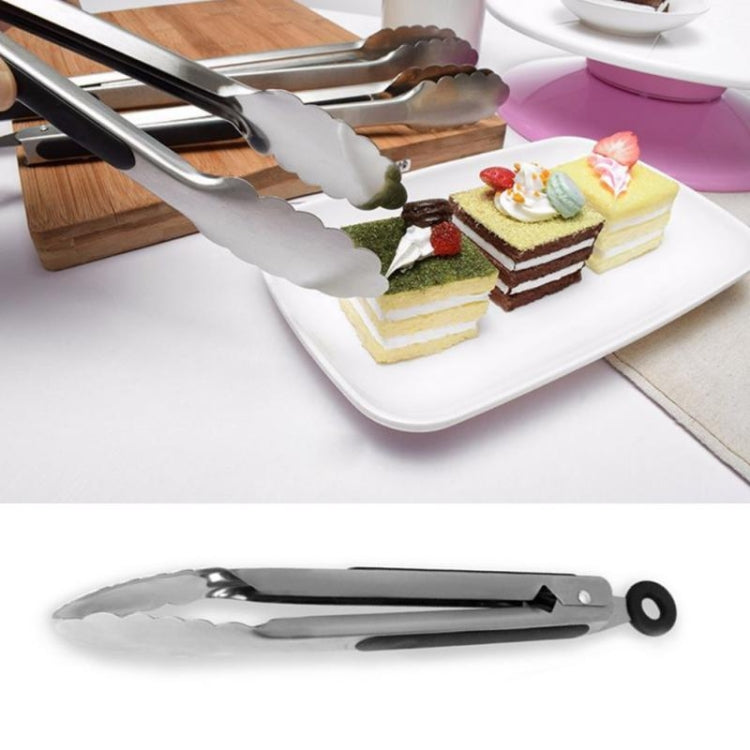 Stainless Steel Silicone Handle Kitchen Food Meat Barbecue Clip