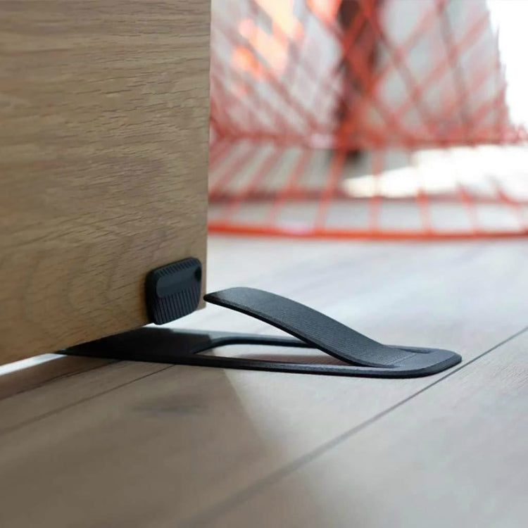Multi-function Spring Innovative Door Stopper Block Simple Style Door Wedge Holder, Spring Door Stopper Blue, Spring Door Stopper Black