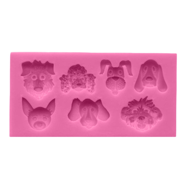 Dogs Shape Cartoon Silicone Fondant Cake Decorating Mold