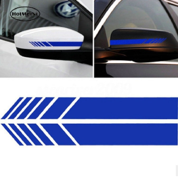 10 PCS Simple Rearview Mirror Car Stickers Rearview Mirror Personality Scratches Reflective Car Stickers