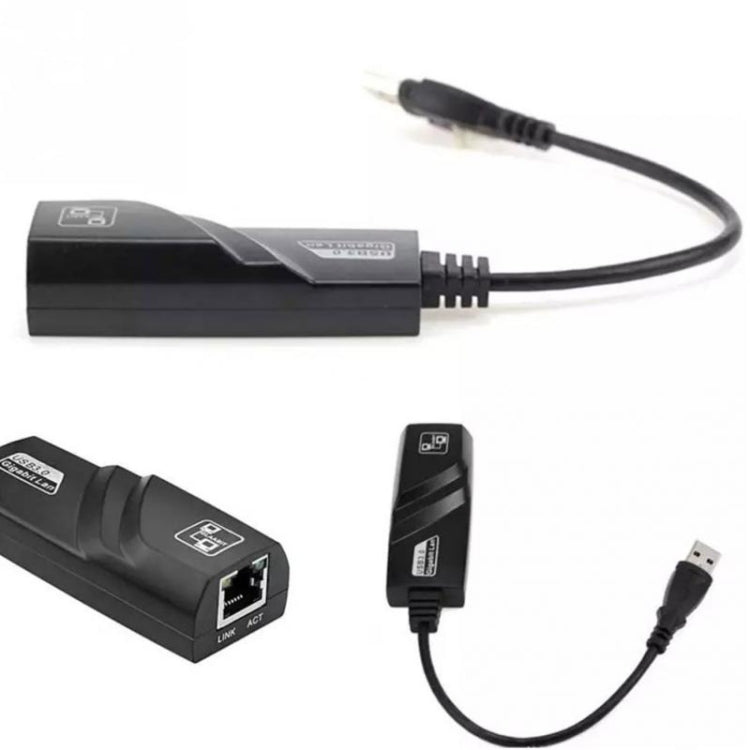 2 PCS USB3.0 Gigabit Network Card Laptop External Wired USB to RJ45 Network Cable Interface