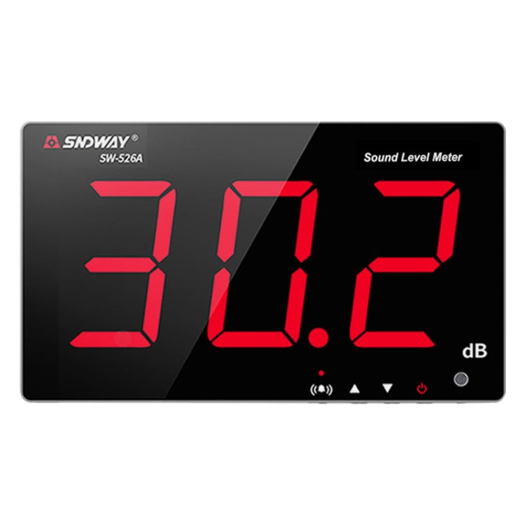 SNDWAY Wall-mounted 30~130dB Large Screen Digital Display Noise Decibel Monitoring Testers