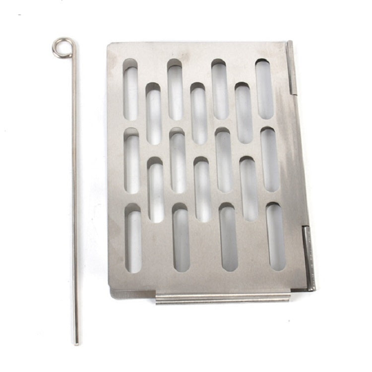 Stainless Steel Folding Barbecue Net  Portable BBQ Picnic Accessories