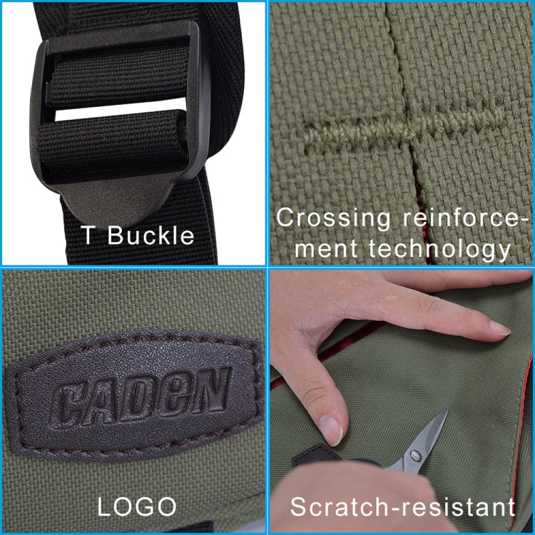 CADeN K1 DSLR Camera Shoulder Waterproof Bag With Rain Cover