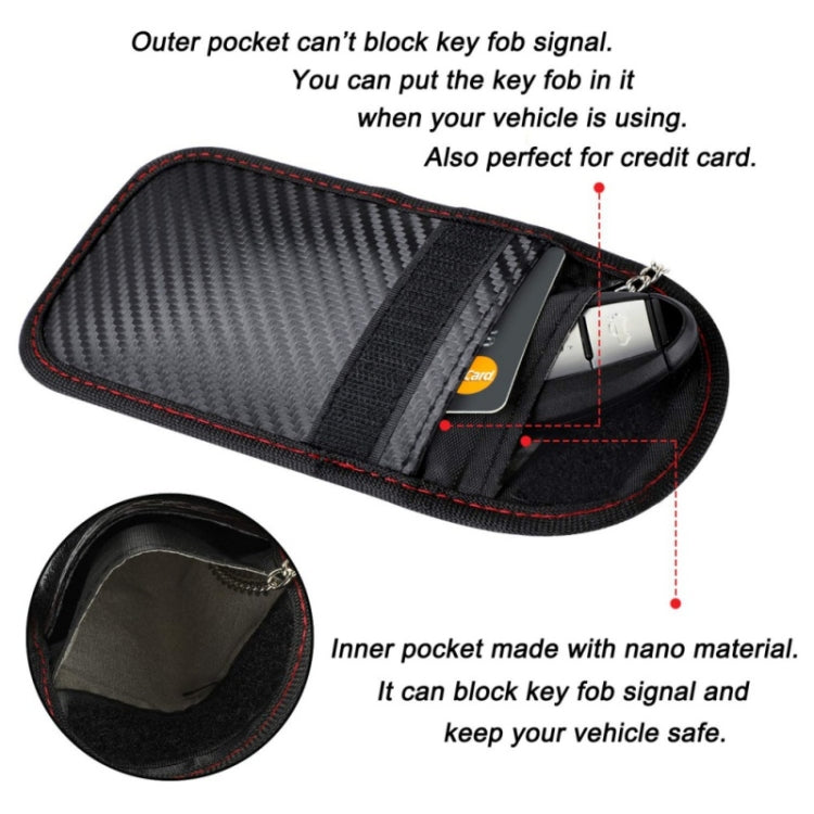 Antimagnetic RFID Car Key Mobile Phone Bag Shielding Set Radiation Cell Phone Pocket