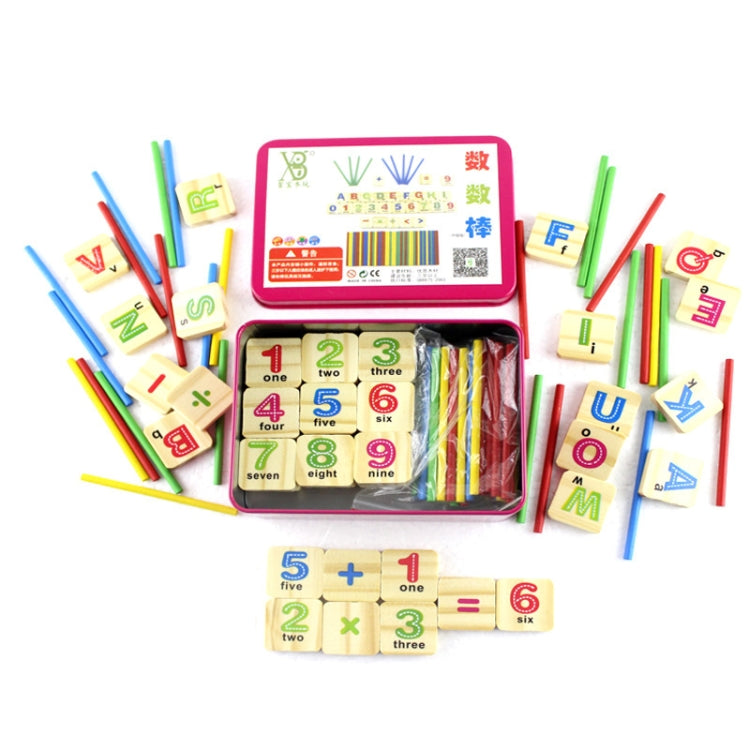 Montessori Early Learning Math Tools Digital Stick Children Kindergarten Teaching Aids