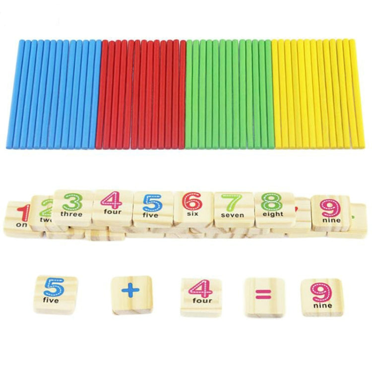 Montessori Early Learning Math Tools Digital Stick Children Kindergarten Teaching Aids